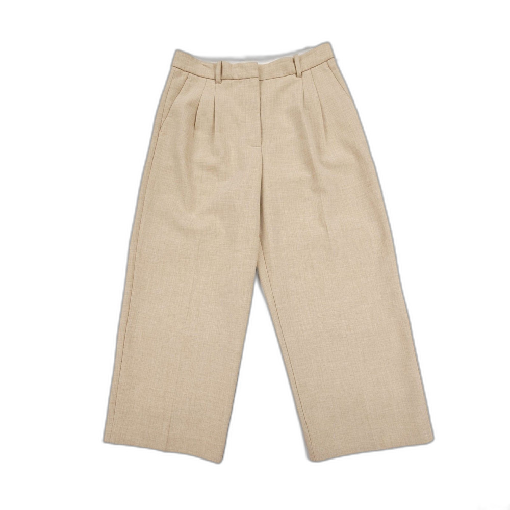 NEW Aritzia Wilfred The Effortless Pant Cropped Wide Leg Quiet Luxury Old Money